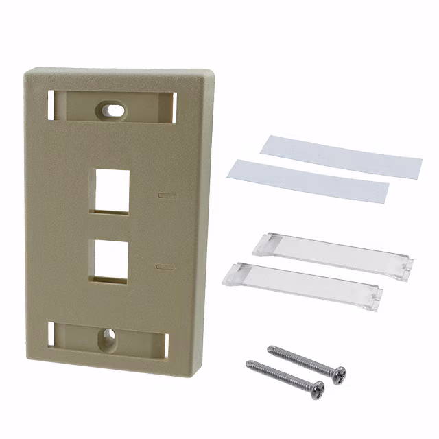 557505-1 TE Connectivity AMP Connectors  Keystone Faceplates Frames